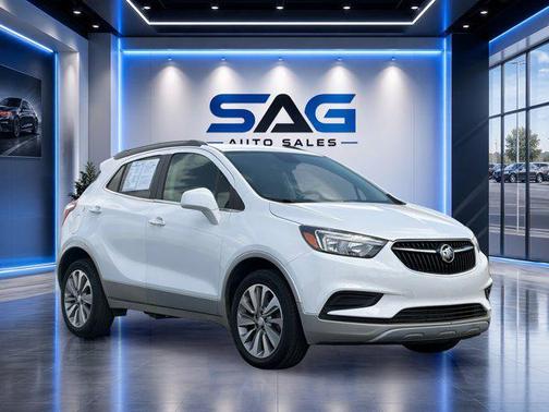 White Frost Tricoat 2020 Buick Encore Preferred