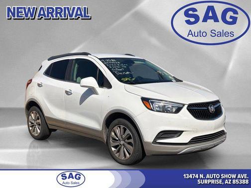 White Frost Tricoat 2020 Buick Encore Preferred