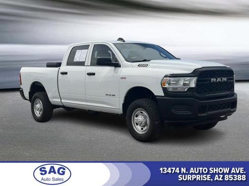 Bright White Clearcoat 2021 RAM 2500 Tradesman Crew Cab 4x4 6'4' Box