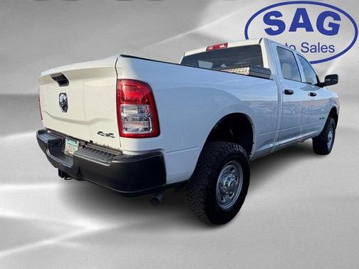 Bright White Clearcoat 2021 RAM 2500 Tradesman Crew Cab 4x4 6'4' Box