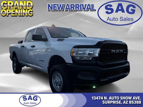 Bright White Clearcoat 2021 RAM 2500 Tradesman Crew Cab 4x4 6'4' Box