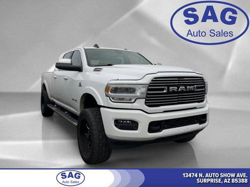 Bright White Clearcoat 2020 RAM 2500 Laramie Mega Cab 4x4 6'4' Box