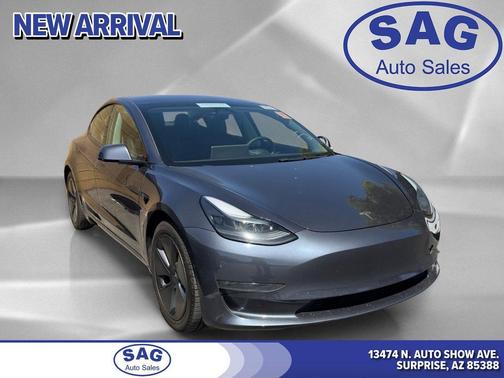 Gray 2022 Tesla Model 3 Long Range