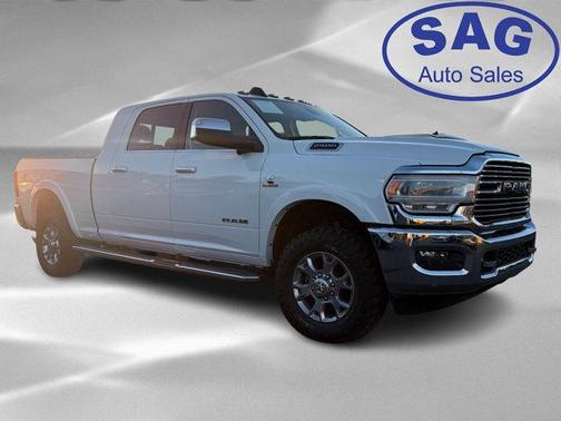 Bright White Clearcoat 2021 RAM 2500 Laramie Mega Cab 4x4 6'4' Box