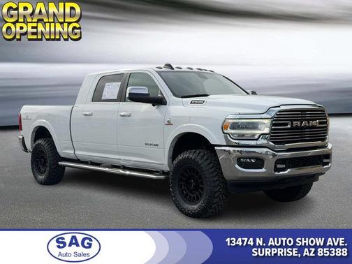 Bright White Clearcoat 2021 RAM 2500 Laramie Mega Cab 4x4 6'4' Box