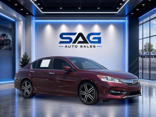 Red 2016 Honda Accord Sport