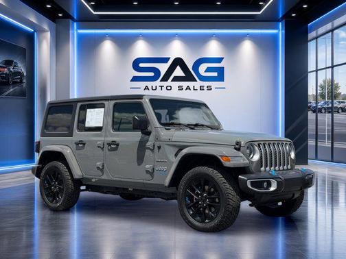 Sting-Gray Clearcoat 2023 Jeep Wrangler 4xe Sahara
