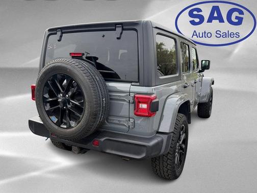 Sting-Gray Clearcoat 2023 Jeep Wrangler 4xe Sahara