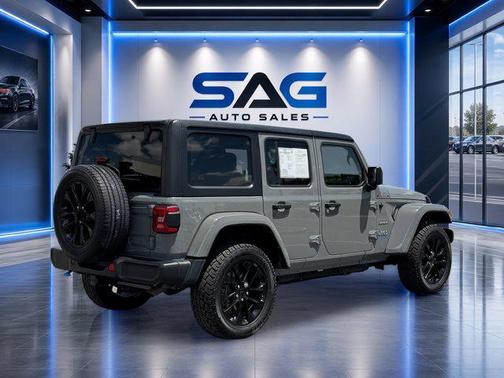 Sting-Gray Clearcoat 2023 Jeep Wrangler 4xe Sahara