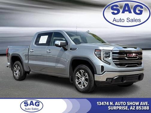 Sterling Metallic 2024 GMC Sierra 1500 SLT