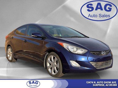 Indigo Blue Pearl 2013 Hyundai ELANTRA Limited