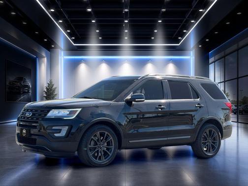 Shadow Black 2017 Ford Explorer XLT
