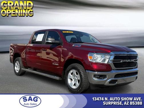 Delmonico Red Pearlcoat 2021 RAM 1500 Big Horn/Lone Star