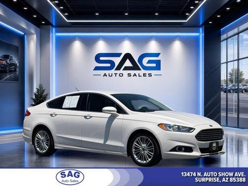 White Platinum Metallic Tri-Coat 2015 Ford Fusion SE