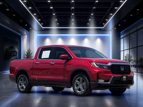 Radiant Red Metallic II 2023 Honda Ridgeline RTL-E
