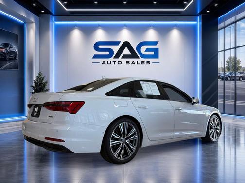 Glacier White 2020 Audi A6 45 Premium Plus