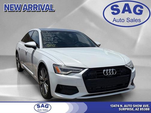 Glacier White 2020 Audi A6 45 Premium Plus