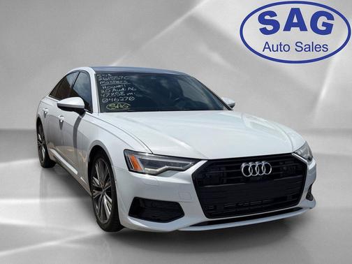 Glacier White 2020 Audi A6 45 Premium Plus
