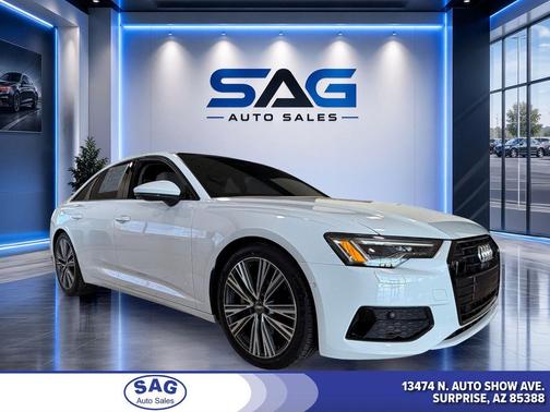 Glacier White 2020 Audi A6 45 Premium Plus