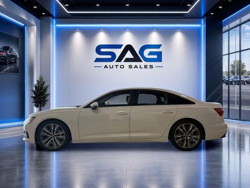 Glacier White 2020 Audi A6 45 Premium Plus