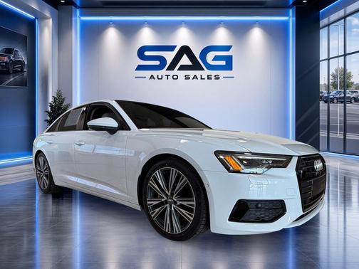 Glacier White 2020 Audi A6 45 Premium Plus