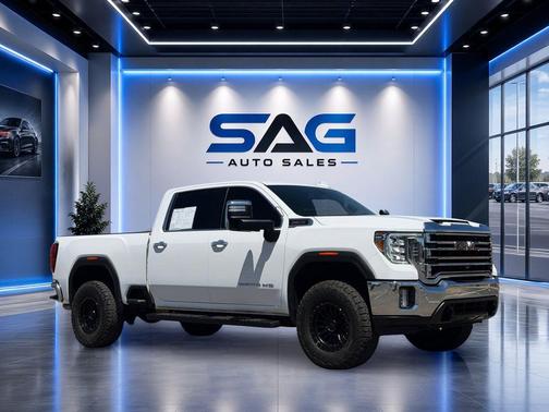 Summit White 2021 GMC Sierra 2500 SLT
