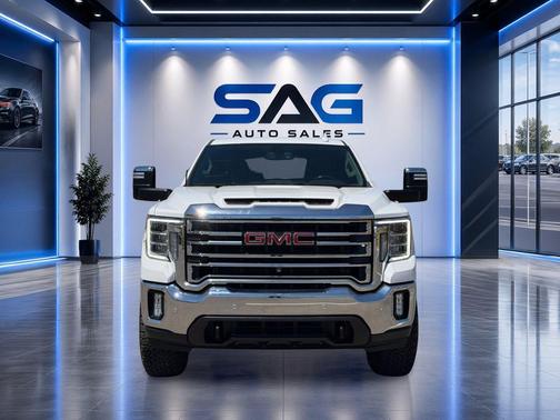 Summit White 2021 GMC Sierra 2500 SLT
