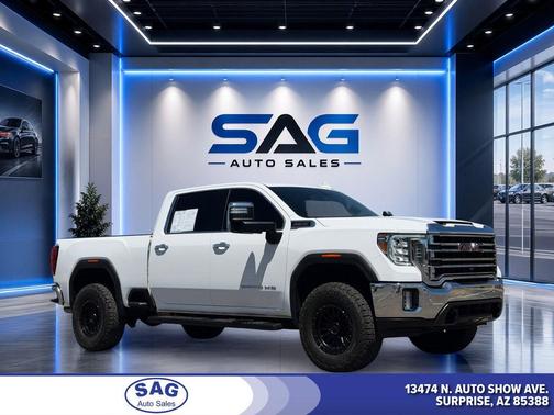 Summit White 2021 GMC Sierra 2500 SLT