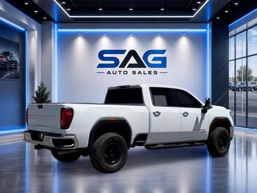 Summit White 2021 GMC Sierra 2500 SLT