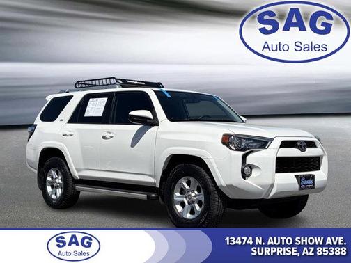 Super White 2017 Toyota 4Runner SR5