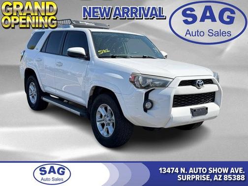 Super White 2017 Toyota 4Runner SR5