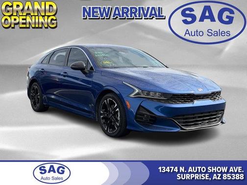 Sapphire Blue 2021 Kia K5 GT-Line