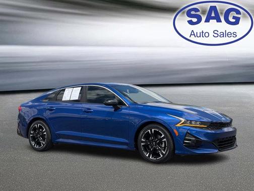 Sapphire Blue 2021 Kia K5 GT-Line