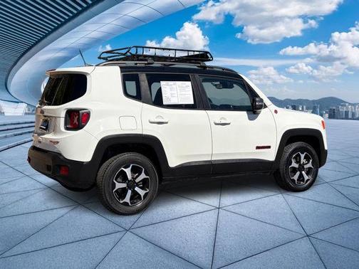 Alpine White Clearcoat 2021 Jeep Renegade Trailhawk