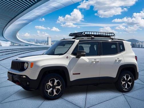 Alpine White Clearcoat 2021 Jeep Renegade Trailhawk