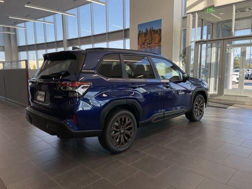Sapphire Blue Pearl 2025 Subaru Forester Hybrid Sport