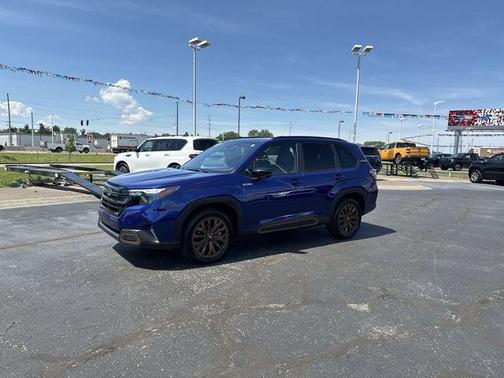 Sapphire Blue Pearl 2025 Subaru Forester Hybrid Sport