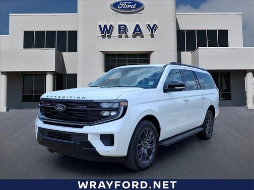 Star White Metallic Tri-Coat 2026 Ford Expedition Max Platinum SUV