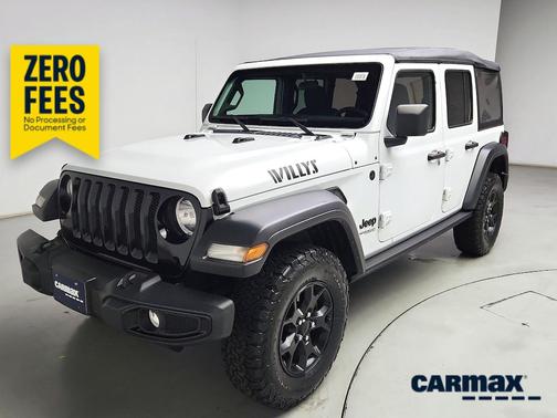 White 2022 Jeep Wrangler Unlimited Willys