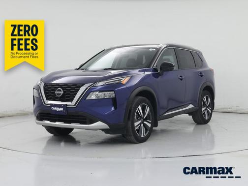 Blue 2023 Nissan Rogue Platinum