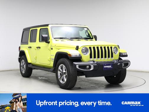 Yellow 2022 Jeep Wrangler Unlimited Sahara