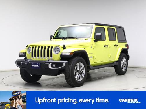 Yellow 2022 Jeep Wrangler Unlimited Sahara