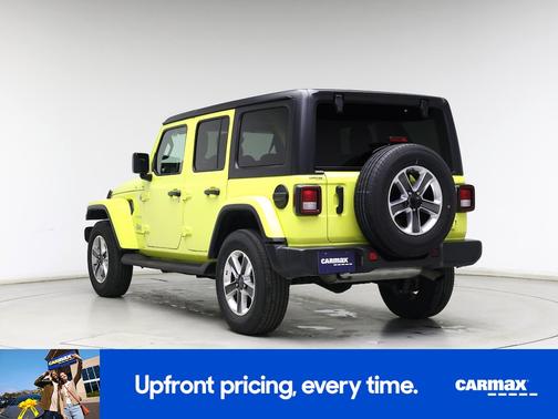 Yellow 2022 Jeep Wrangler Unlimited Sahara
