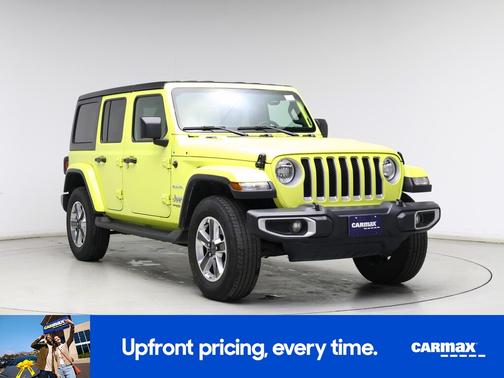 Yellow 2022 Jeep Wrangler Unlimited Sahara