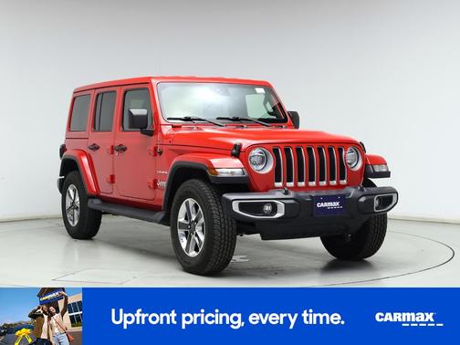 Red 2021 Jeep Wrangler Unlimited Sahara