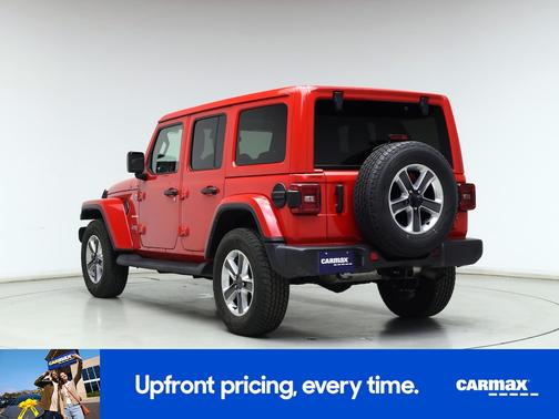 Red 2021 Jeep Wrangler Unlimited Sahara