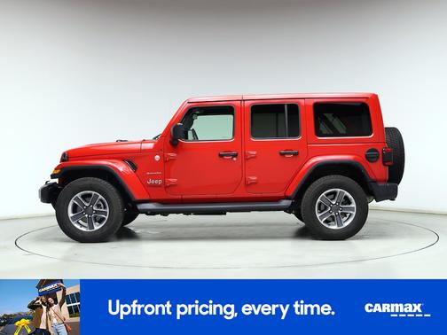 Red 2021 Jeep Wrangler Unlimited Sahara