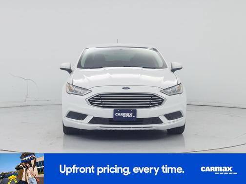White 2018 Ford Fusion Hybrid S
