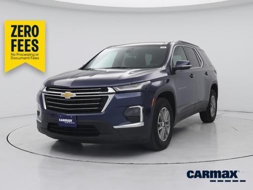 Blue 2023 Chevrolet Traverse LT Cloth