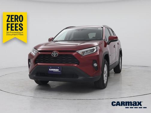 Red 2021 Toyota RAV4 XLE